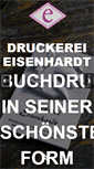 Mobile Screenshot of druckerei-eisenhardt.de